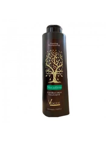 Шампунь глибокого очищення Vogue Macadamia Gloss Deep Cleansing Shampoo, 1000 мл (заводська)