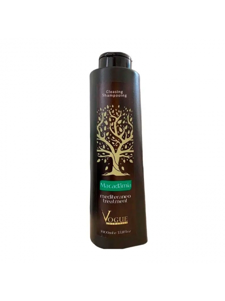 Шампунь глубокой очистки Vogue Macadamia Gloss Deep Cleansing Shampoo, 1000 мл (заводская)