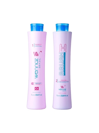 Набор бoтoкca для волос Wennoz Brasil (Honma Tokyo) H-Brush B.Tox Platinum, 100/200 г (разлив)