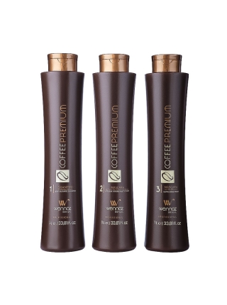 Набор кератина Wennoz Brasil (Honma Tokyo) Coffee Premium Keratin, 3х30 г (разлив)