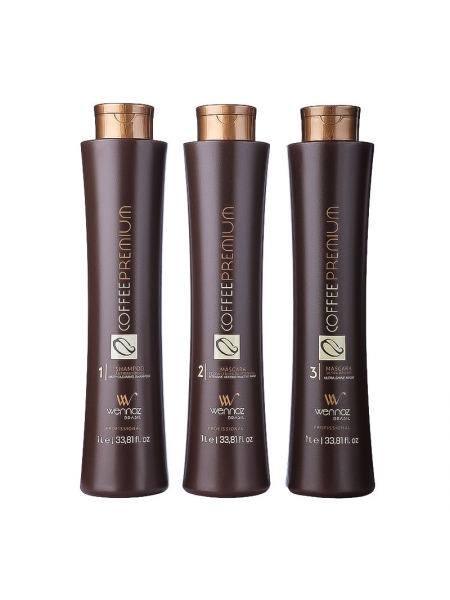 Набор кератина Wennoz Brasil (Honma Tokyo) Coffee Premium Keratin, 3х100 г (разлив)