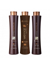 Набор кератина Wennoz Brasil (Honma Tokyo) Coffee Premium Keratin, 3х1000 мл (заводские)