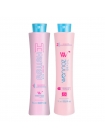 Набір бoтoкcу для волосся Wennoz Brasil (Honma Tokyo) H-Brush B.Tox Platinum, 2х1000 мл (заводські)