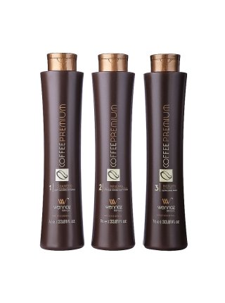 Набір кератину Wennoz Brasil (Honma Tokyo) Coffee Premium Keratin, 3х1000 мл (заводські)