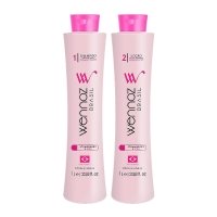 Набор бoтoкca Wennoz Brasil (Honma Tokyo) B.Tox Strawberry для разглаживания волос, 2х200 г (разлив)