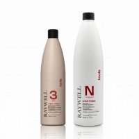 Набір Raywell Tools Wave Lotion 3 Soft для біозавивки для пошкодженого та знебавленого волосся RR542+RR543, 500+1000 мл