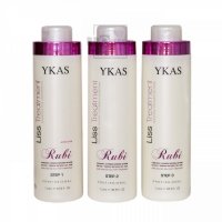 Набор кератина для волос Ykas Rubi, 30/50/30 г (разлив)