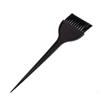 Кисть для фарбування волосся широка чорна