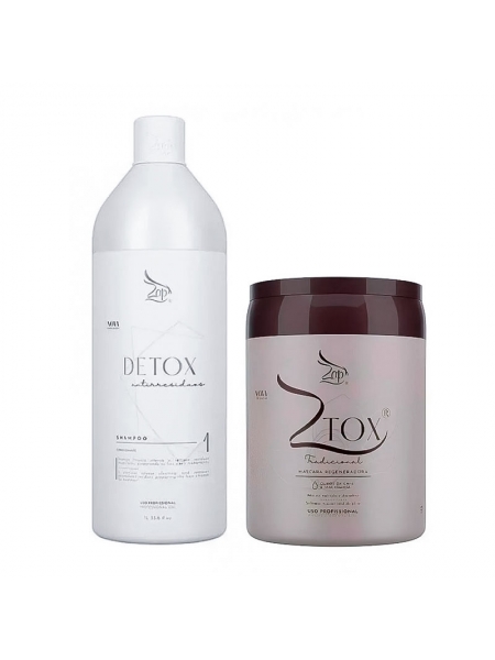 Набор ботокса для волос Zap Ztox Oleos De Macadamia & Chia, 2х500 г (разлив)