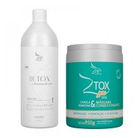 Набір ботокс-нанопластика Zap Ztox Zero Mask Canola & Castor Organic, 30/50 г (розлив)