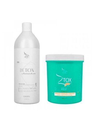 Набор ботокс-нанопластика Zap Ztox Zero Mask Canola & Castor Organic, 1000/950 г (заводские)
