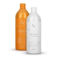 Набір Zap Extreme Brillant для кератинового випрямлення сильного завитка, 2х1000 мл (заводські)