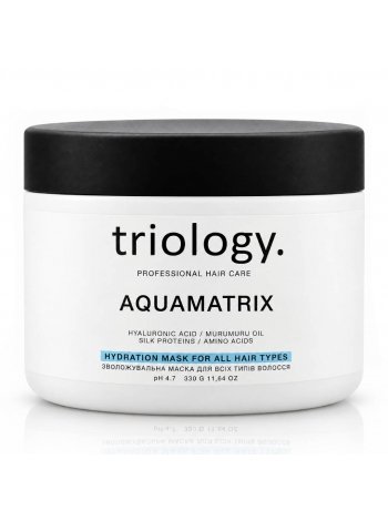 Маска Triology AquaMatrix Hydration Mask для глубокого увлажнения волос, 330 мл