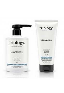 Набор Triology AquaMatrix DUO — шампунь и кондиционер для глубокого увлажнения волос, 500+200 мл