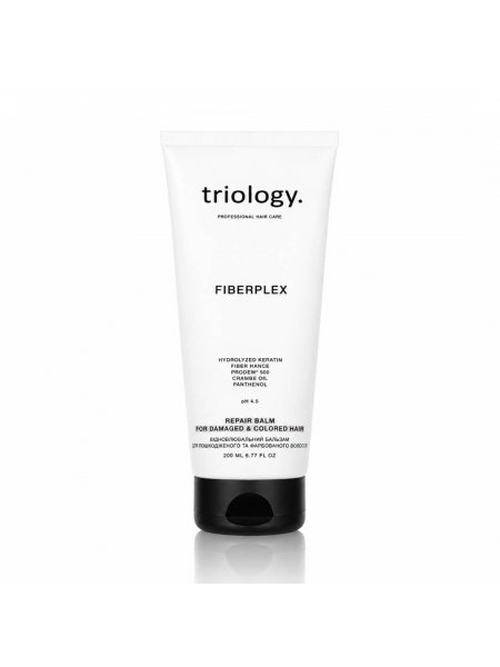 Кондиционер Triology Fiberplex Balm для восстановления повреждённых и окрашенных волос, 200 мл
