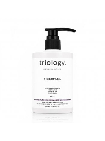 Шампунь Triology Fiberplex Shampoo для відновлнення пошкодженого і фарбованого волосся, 500 мл