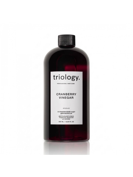 Клюквенный уксус Triology Cranberry Vinegar для блеска и гладкости волос, 500 мл