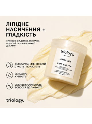 Липидный баттер Triology Lipidlock Butter для интенсивной реконструкции волос, 250 г