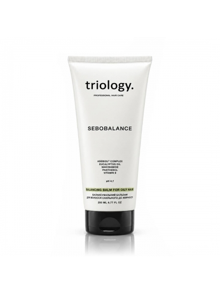 Балансувальний кондиціонер Triology Sebobalance Balm для жирного волосся і шкіри голови, 200 мл
