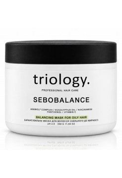 Балансувальна маска Triology Sebobalance Mask для жирного та комбінованого волосся, 330 мл
