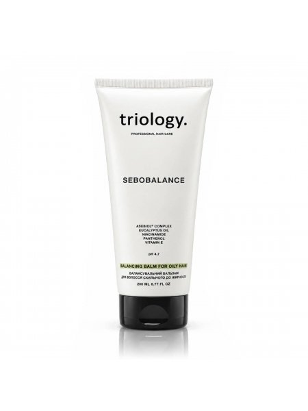 Балансирующий кондиционер Triology Sebobalance Balm для жирных волос и кожи головы, 200 мл