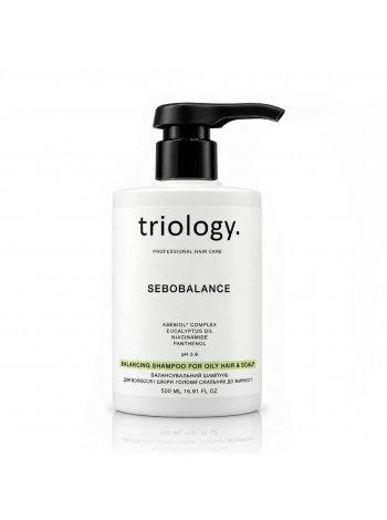 Балансувальний шампунь Triology Sebobalance Shampoo для жирного волосся і шкіри голови, 500 мл