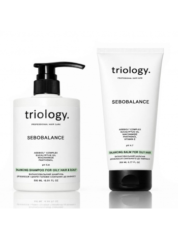 Набір Triology Sebobalance DUO шампунь і кондиціонер для жирного волосся і шкіри голови, 500+200 мл