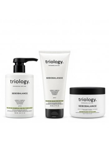 Набор Triology Sebobalance TRIO шампунь, кондиционер и маска для жирных волос и кожи головы, 500+200+330 мл