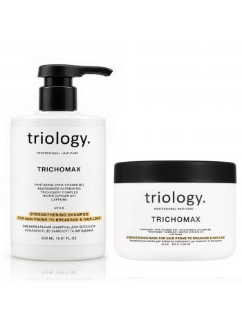 Набор Triology Trichomax DUO шампунь и маска для предотвращения ломкости и выпадения волос, 500+330 мл