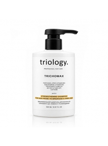 Шампунь Triology Trichomax Shampoo для укрепления волос, склонных к выпадению и ломкости, 500 мл