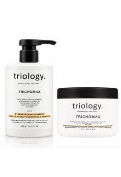 Набір Triology Trichomax DUO шампунь і маска для запобігання ламкості і випадіння волосся, 500+330 мл