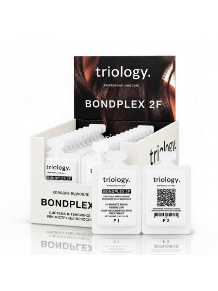 Система Triology Bondplex 2F Hair Treatment для холодного відновлення та реконструкції волосся упаковка, 20х15 мл