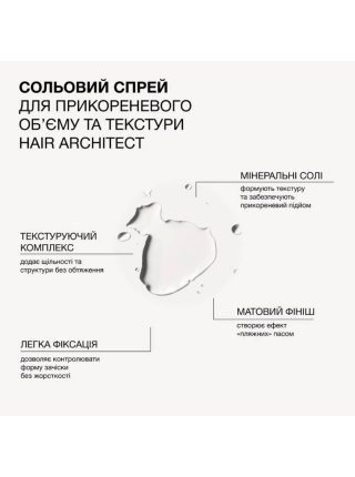 Сольовий спрей Triology Hair Architect Salt Spray для прикореневого об'єму та текстури волосся, 200 мл
