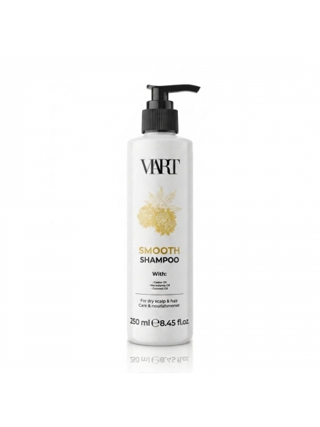 Шампунь VIART Shampoo with Castor Oil для блиску і зволоження сухого волосся, 250 мл