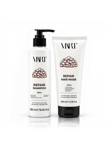 Набор VIART DUO with Caviar Extract шампунь и маска для восстановления и разглаживания волос, 250+200 мл